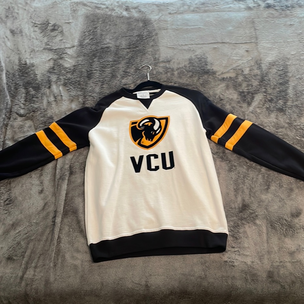 Champion VCU crewneck- Size S- White / Black/ Gold